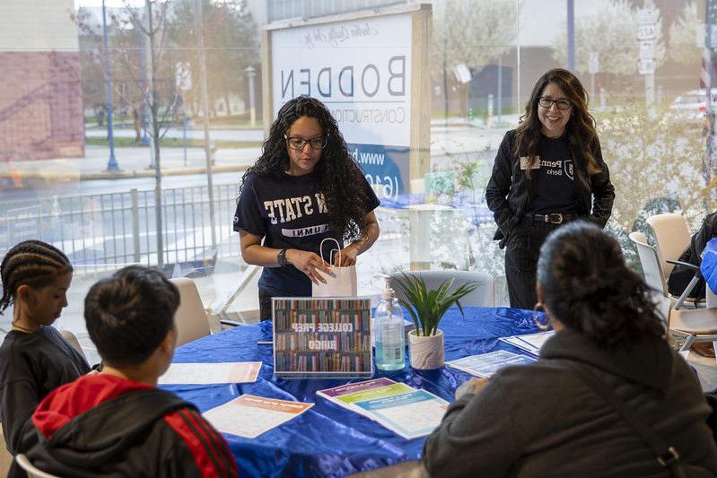 Spanish speaking faculty and staff visited Centro Hispano for family night.